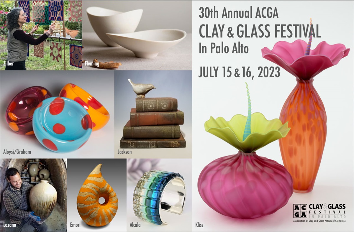 30th Annual ACGA Clay & Glass Festival City of Palo Alto, CA