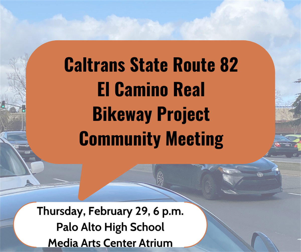 Caltrans El Camino Real Bikeway Project Community Meeting City