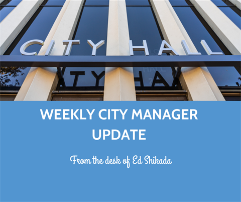 Weekly City Manager Update