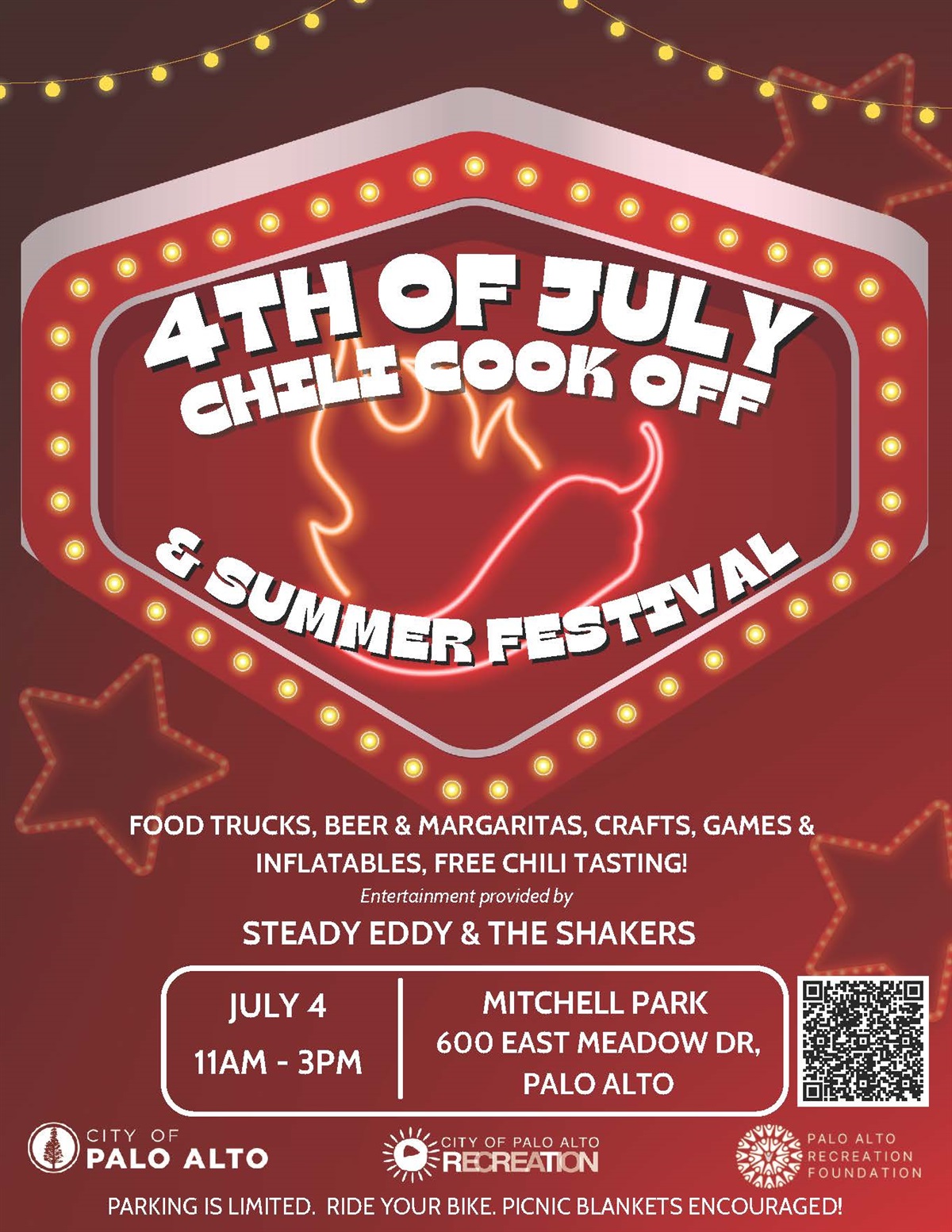 4th of July Chili Cook Off and Summer Festival City of Palo Alto, CA