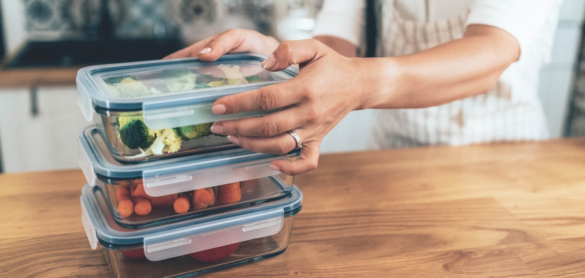 Store food in clear containers