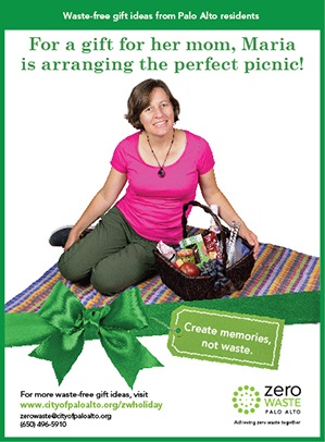 Maria is arranging the perfect picnic