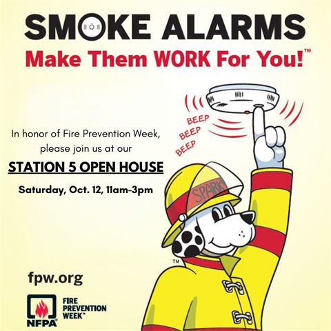 Fire Prevention Week STATION 5 OPEN HOUSE 