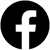 Facebook Logo in Black and White